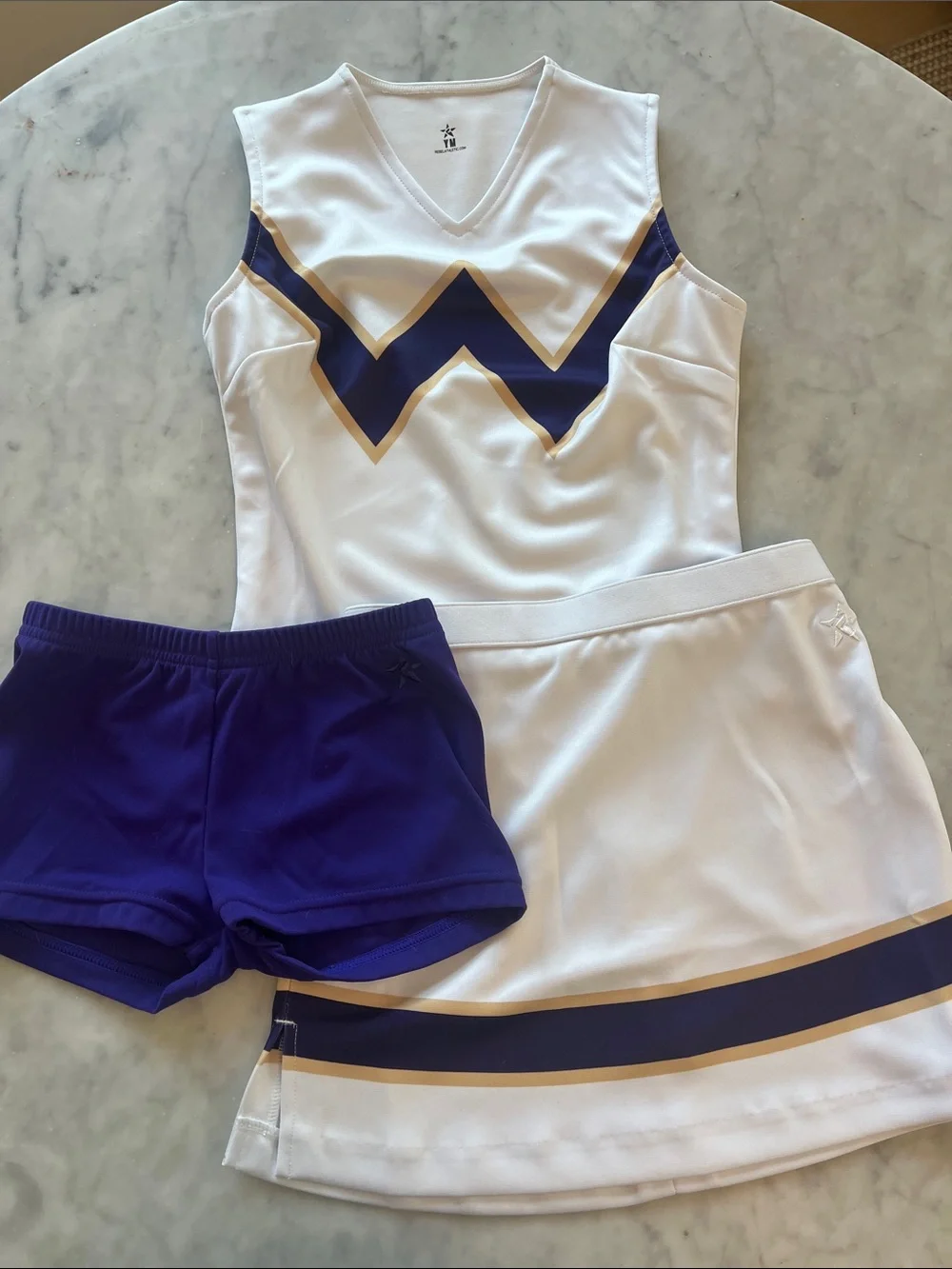 Kids UW Purple and Gold Cheer Dance Outfit